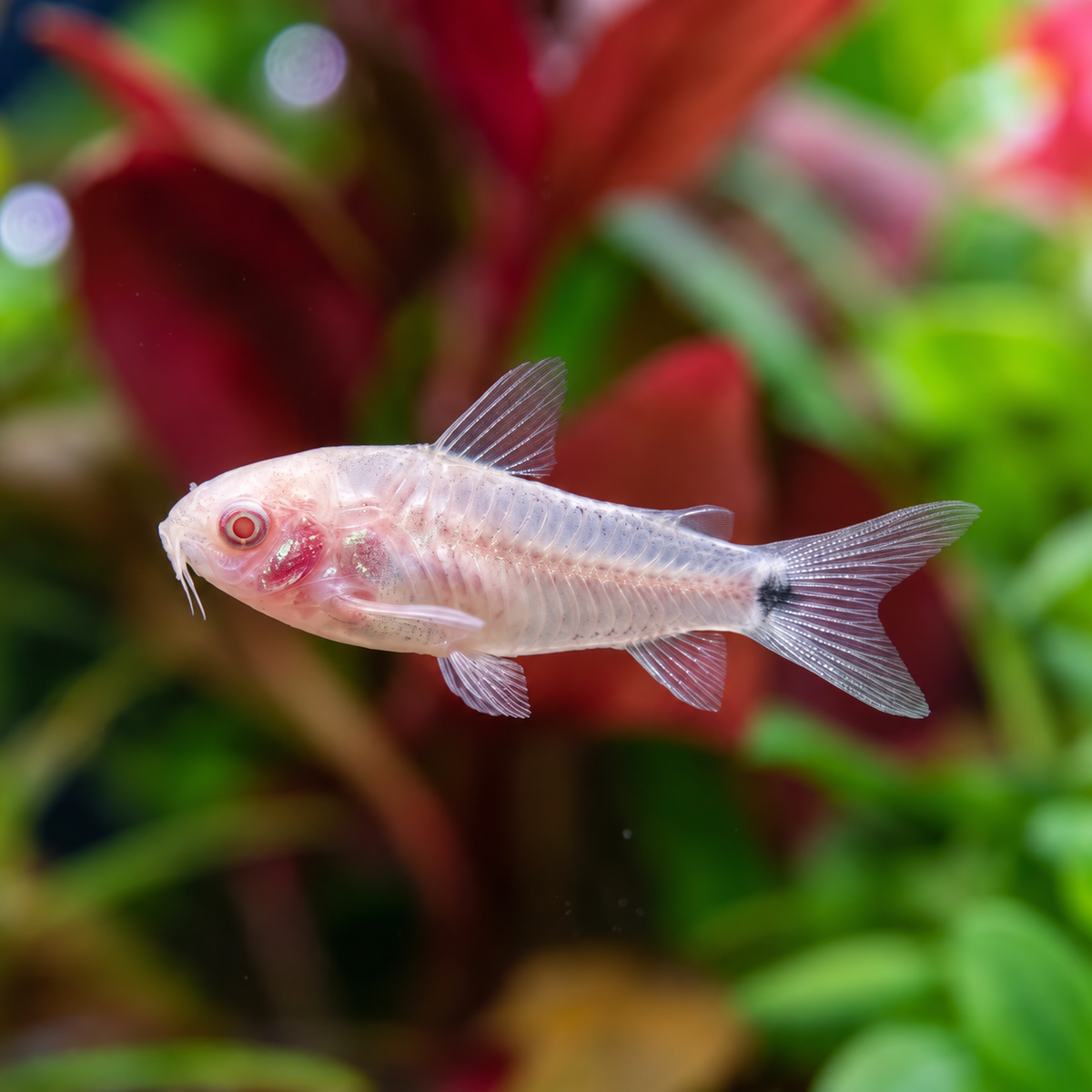 Albino Pygmy Cory Catfish β Corydoras Pygmaeus
