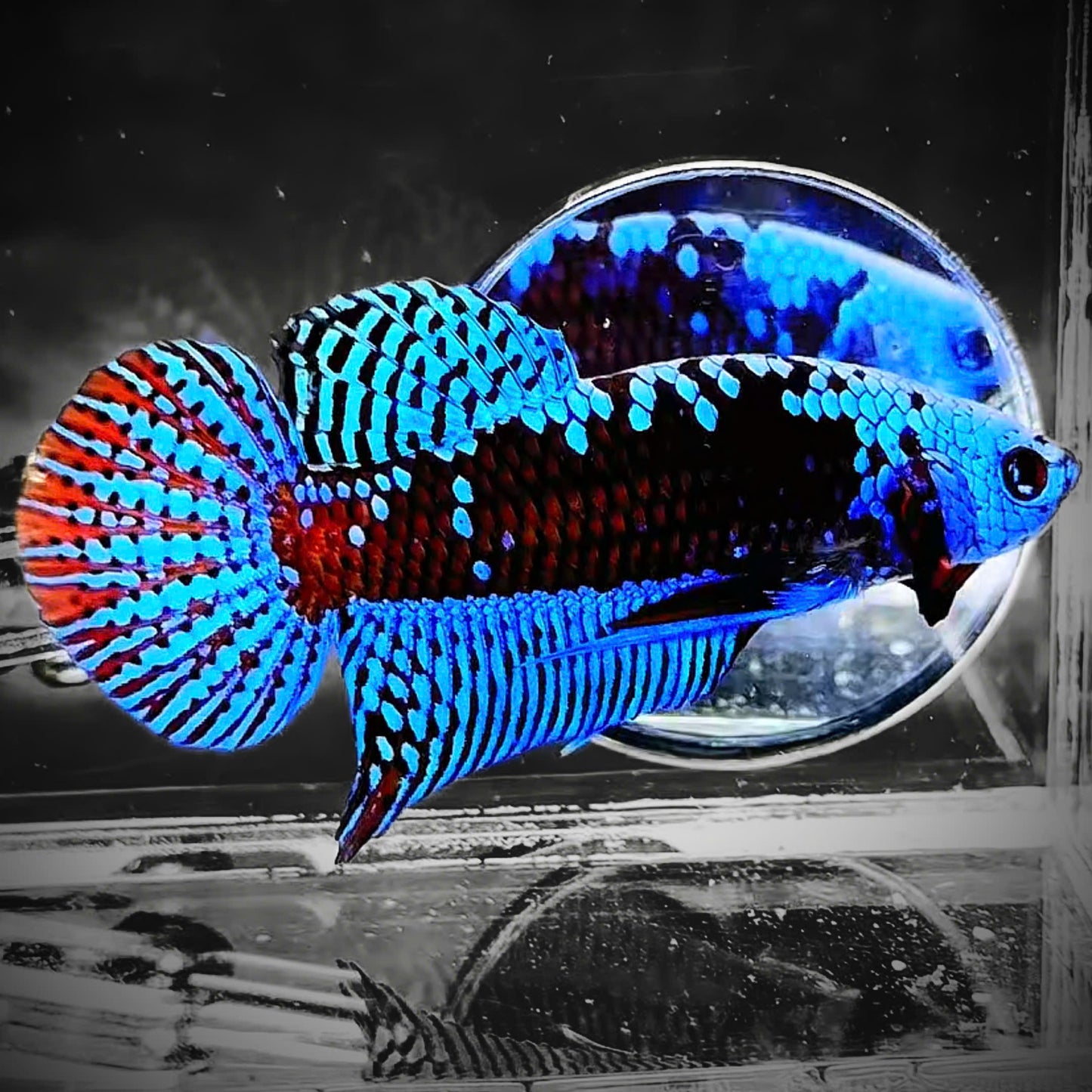 Blue Samurai Alien Wild Male Betta Fish | Grower Pick