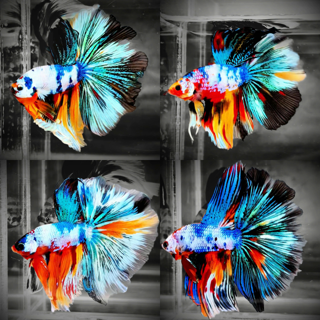 Fancy Halfmoon Male Betta Fish High Grade | Buy 4 Get 1 Free | Mystery Betta