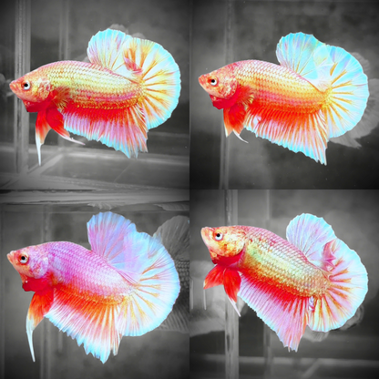 Golden Pink Plakat Male Betta Fish | Premium Grade | Grower Pick
