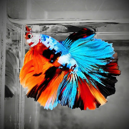 Koi Nemo Halfmoon Male Betta Fish
