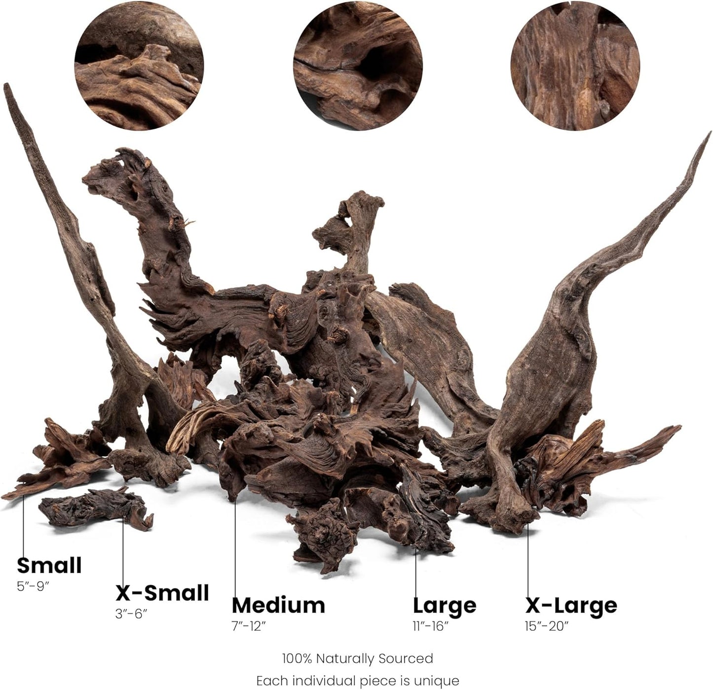 Malaysian Driftwood Aquarium Hardscape